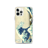 'The Great Wave Off Kanagawa' by Hokusai, ca. 1830 - iPhone Case