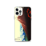 'Storm Beneath the Summit' by Hokusai, ca. 1830 - iPhone Case