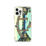 'Under Mannen Bridge at Fukagawa' by Hokusai, ca. 1830 - iPhone Case