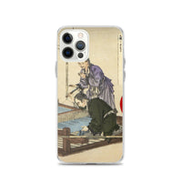 'Mother Meng's Teaching' by Yoshitoshi, ca. 1882 - iPhone Case