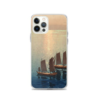 'Glittering Sea' by Yoshida Hiroshi, 1926 - iPhone Case