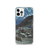 'The Matterhorn At Night' by Yoshida Hiroshi, 1925 - iPhone Case