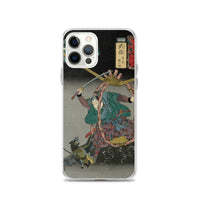 'Musa: Miyamoto Musashi' by Kuniyoshi, 1852 - iPhone Case