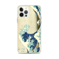 'The Great Wave Off Kanagawa' by Hokusai, ca. 1830 - iPhone Case