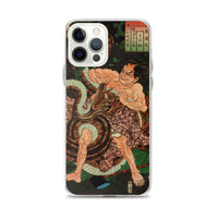 'The Cypress Pillar: Sagi-ike Heikuro' by Kuniyoshi, ca. 1855 - iPhone Case