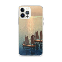 'Glittering Sea' by Yoshida Hiroshi, 1926 - iPhone Case