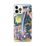 'Roben Waterfall at Mount Oyama in Sagami Province' by Hokusai, ca. 1832 - iPhone Case