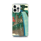 'Shimotsuke: Urami Waterfall on Mount Nikko' by Hiroshige, 1853 - iPhone Case