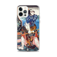 'Kanchikotsuritsu Shuki' by Kuniyoshi, ca. 1830 - iPhone Case