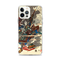 'Sasai Kyuzo Masayasu' by Kuniyoshi, ca. 1850 - iPhone Case