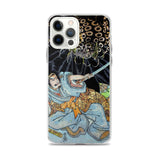 'Minamoto no Yorimitsu Is Attacked By A Demon Spider' by Kuniyoshi, ca. 1820 - iPhone Case