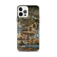 'Shozo Hayashiya's Ghost Stories: The Hundred Tales Of A Haunted House' by Kuniyoshi, ca. 1840 - iPhone Case