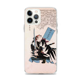 'Yazama Shinroku Mitsukaze' by Kuniyoshi, 1847 - iPhone Case