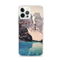 'Moraine Lake' by Yoshida Hiroshi, 1925 iPhone Case