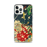 'Snow At Yoshino' (Left Panel) by Yoshitoshi, 1867 iPhone Cases