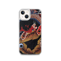 'Gansho-in Phoenix' by Hokusai, mid 1840s - iPhone Case