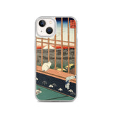 'Asakusa Ricefields and Torinomachi Festival' by Hiroshige, 1857 - iPhone Case