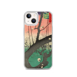 'The Plum Garden in Kameido' by Hiroshige, 1857 - iPhone Case