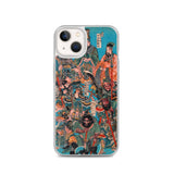 'One Hundred And Eight Heroes of the Shuihuzhuan' (Print 1) by Kuniyoshi, ca. 1830 - iPhone Case