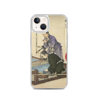 'Mother Meng's Teaching' by Yoshitoshi, ca. 1882 - iPhone Case