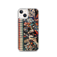 'The Great Thieves of Japan Compared' by Yoshitoshi, 1865 - iPhone Case