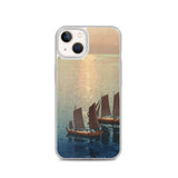 'Glittering Sea' by Yoshida Hiroshi, 1926 - iPhone Case