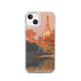 'The Golden Pagoda in Rangoon' by Yoshida Hiroshi, 1931 - iPhone Case