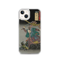 'Musa: Miyamoto Musashi' by Kuniyoshi, 1852 - iPhone Case