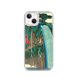 'Shimotsuke: Urami Waterfall on Mount Nikko' by Hiroshige, 1853 - iPhone Case