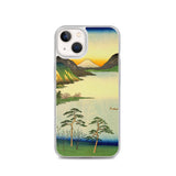 'Lake Suwa, Shinano Province' by Hiroshige, 1858 - iPhone Case