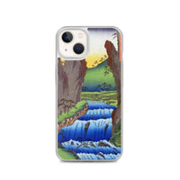 'Bichu: Go Valley' by Hiroshige, 1853 - iPhone Case