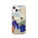 'Minamoto no Yoritomo' by Yoshitoshi, 1876 - iPhone Case