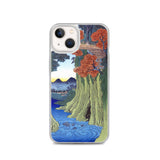 'Kai: Monkey Bridge' by Hiroshige, 1853 - iPhone Case