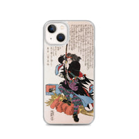 'Mase Chudayu Masaaki' by Kuniyoshi, 1847 - iPhone Case