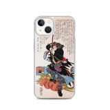 'Mase Chudayu Masaaki' by Kuniyoshi, 1847 - iPhone Case