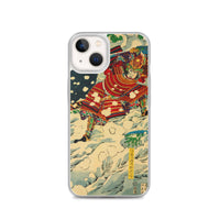 'Snow At Yoshino' by Yoshitoshi, 1867 - iPhone Case