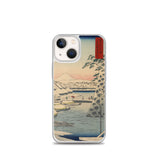 'Sukiyagashi in Tokyo' by Hiroshige, 1858 - iPhone Case