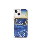 'Awa: Rough Seas At Naruto' by Hiroshige, 1855 - iPhone Case