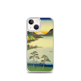 'Lake Suwa, Shinano Province' by Hiroshige, 1858 - iPhone Case