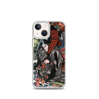 'Miyamoto Musashi Killing A Monster Bat' by Kuniyoshi, ca. 1830 - iPhone Case