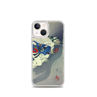 'The Demon Ibaraki Escapes With Its Severed Arm' by Yoshitoshi, 1889 - iPhone Case