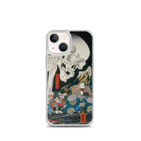 'Takiyasha the Witch and the Skeleton Spectre' (Middle Panel) by Kuniyoshi, ca. 1844 - iPhone Case