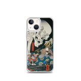 'Takiyasha the Witch and the Skeleton Spectre' (Middle Panel) by Kuniyoshi, ca. 1844 - iPhone Case