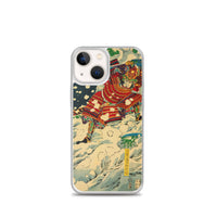 'Snow At Yoshino' by Yoshitoshi, 1867 - iPhone Case