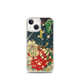 'Snow At Yoshino' (Left Panel) by Yoshitoshi, 1867 iPhone Cases