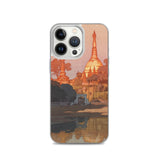 'The Golden Pagoda in Rangoon' by Yoshida Hiroshi, 1931 - iPhone Case