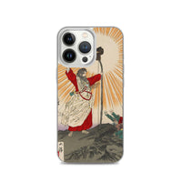 'Emperor Jimmu and the Yata Crow' by Yoshitoshi, 1880 - iPhone Case