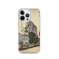 'Mother Meng's Teaching' by Yoshitoshi, ca. 1882 - iPhone Case