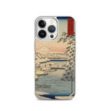 'Sukiyagashi in Tokyo' by Hiroshige, 1858 - iPhone Case