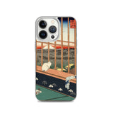 'Asakusa Ricefields and Torinomachi Festival' by Hiroshige, 1857 - iPhone Case